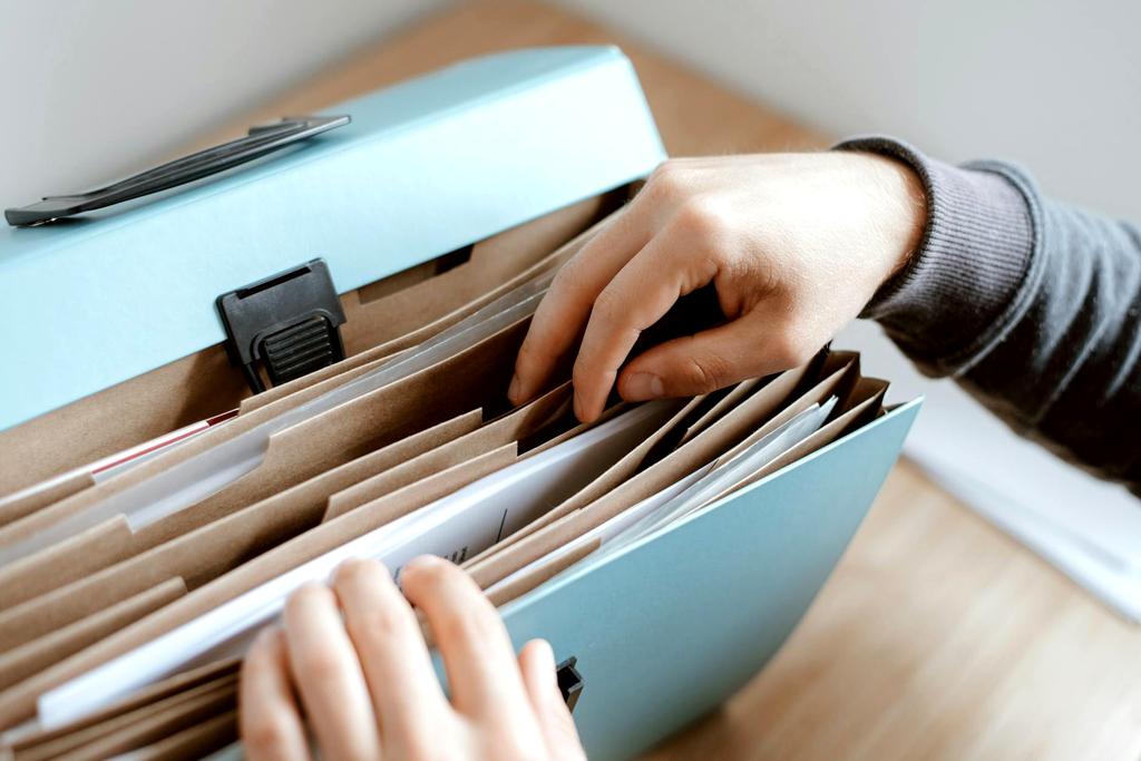 Customer support team helping with document organization